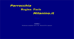 Desktop Screenshot of parrocchiamilanino.it